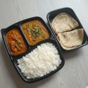 Rice or Roti meal