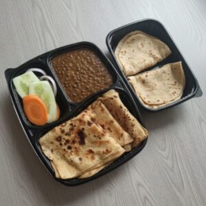 Roti and Paratha Dal Makhni