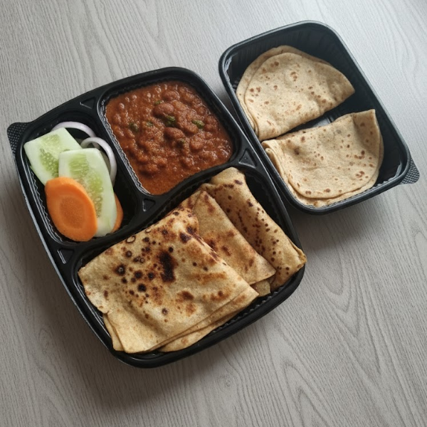 Roti and Paratha Rajma