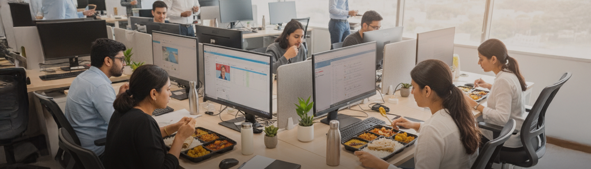 Freshly prepared meals for busy workdays.